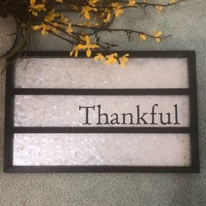 Thankful Farmhouse Style Sign